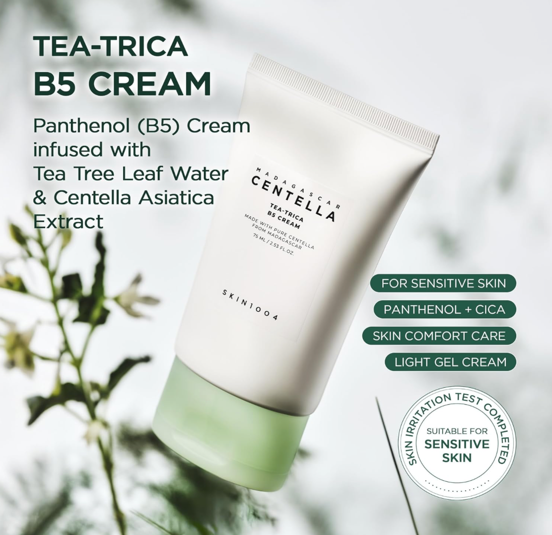 SKIN1004 Tea-Trica B5 Cream Calming Repair