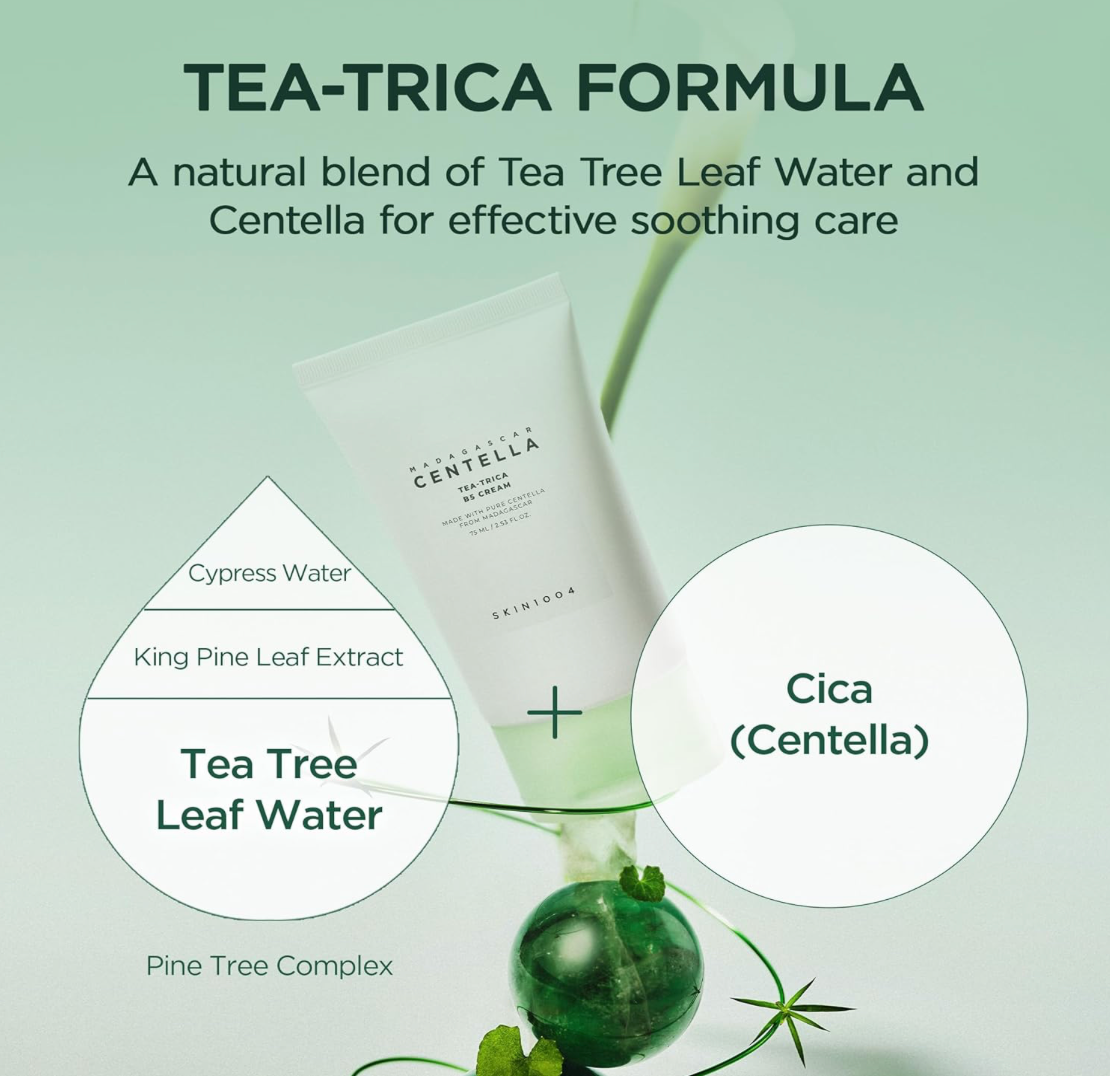 SKIN1004 Tea-Trica B5 Cream Calming Repair