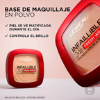 LOREAL Paris Infallible 24H Fresh Wear, Base de Maquillaje en Polvo