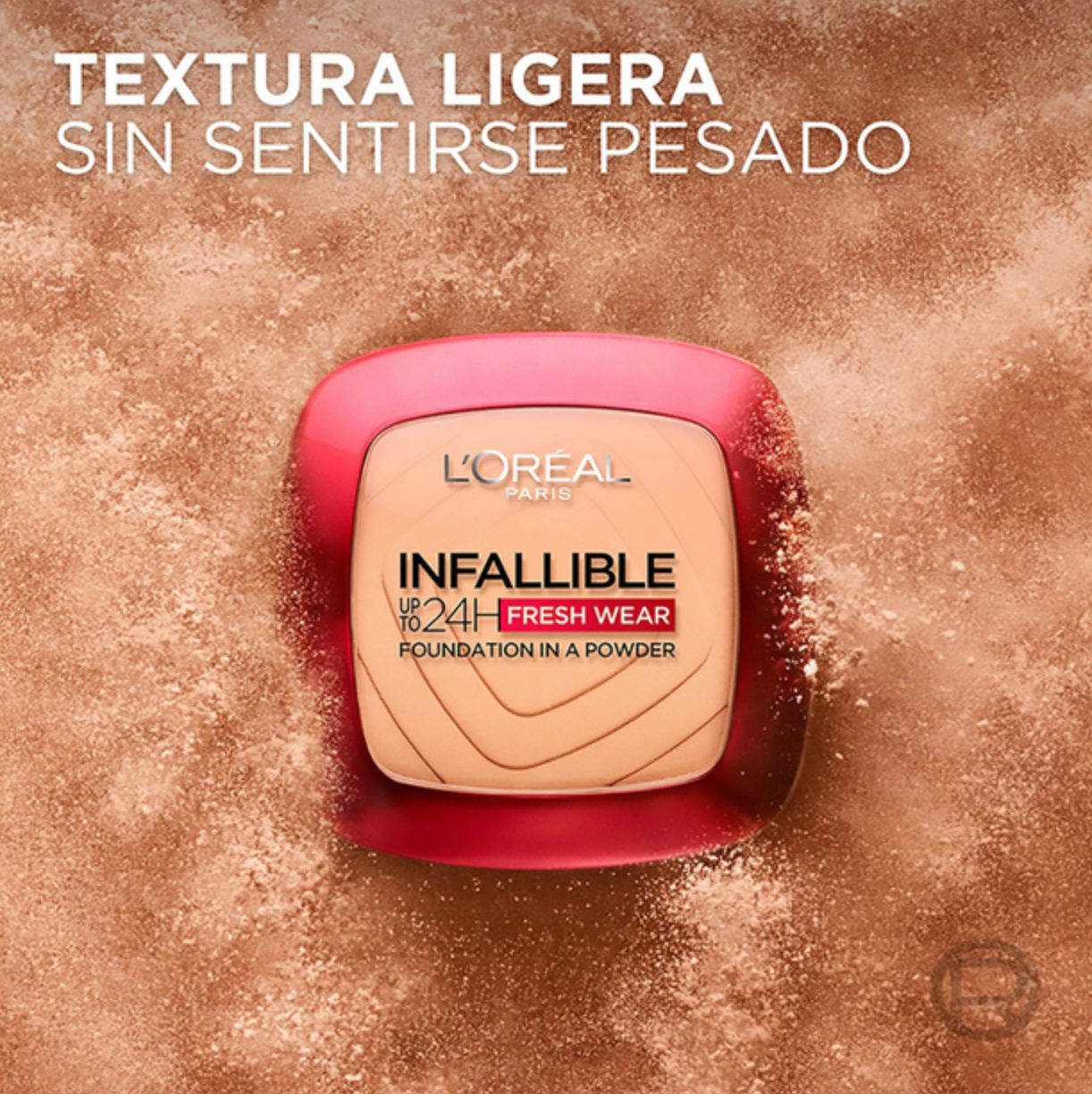 LOREAL Paris Infallible 24H Fresh Wear, Base de Maquillaje en Polvo