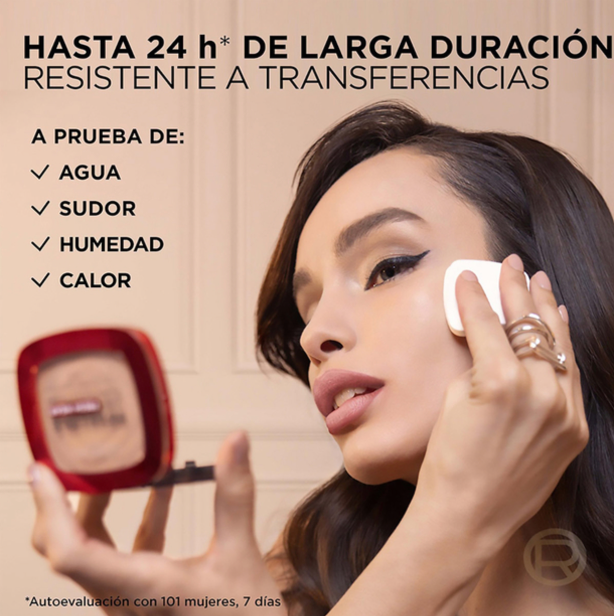 LOREAL Paris Infallible 24H Fresh Wear, Base de Maquillaje en Polvo