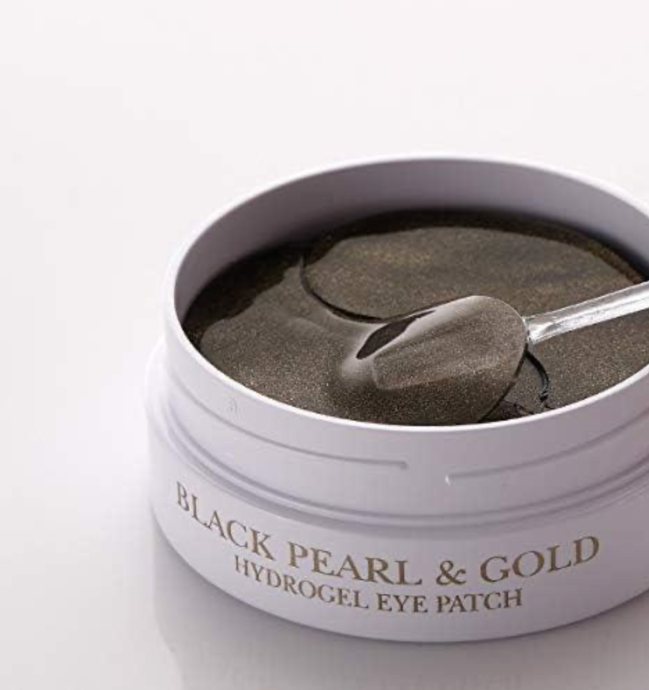 PETITFÉE - Black Pearl & Gold Hydrogel Eye Patch 60 PCS  Parches Para Ojos