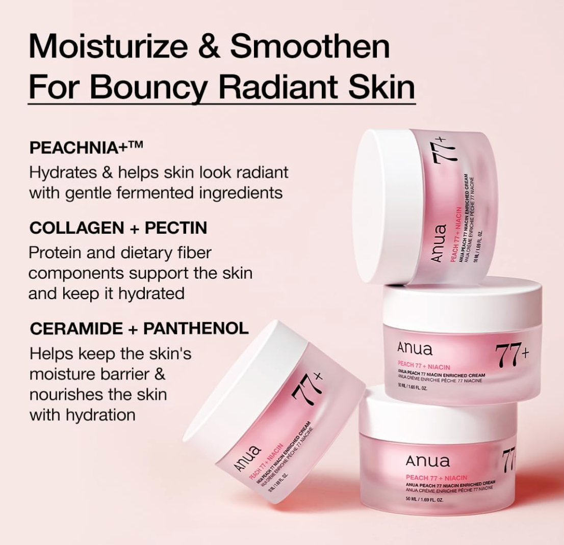 ANUA Peach 77 Niacin Enriched Cream 50ml