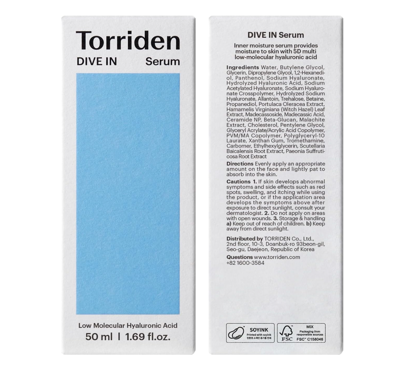 TORRIDEN Dive-In Serum Low Molecular Hyaluronic Acid