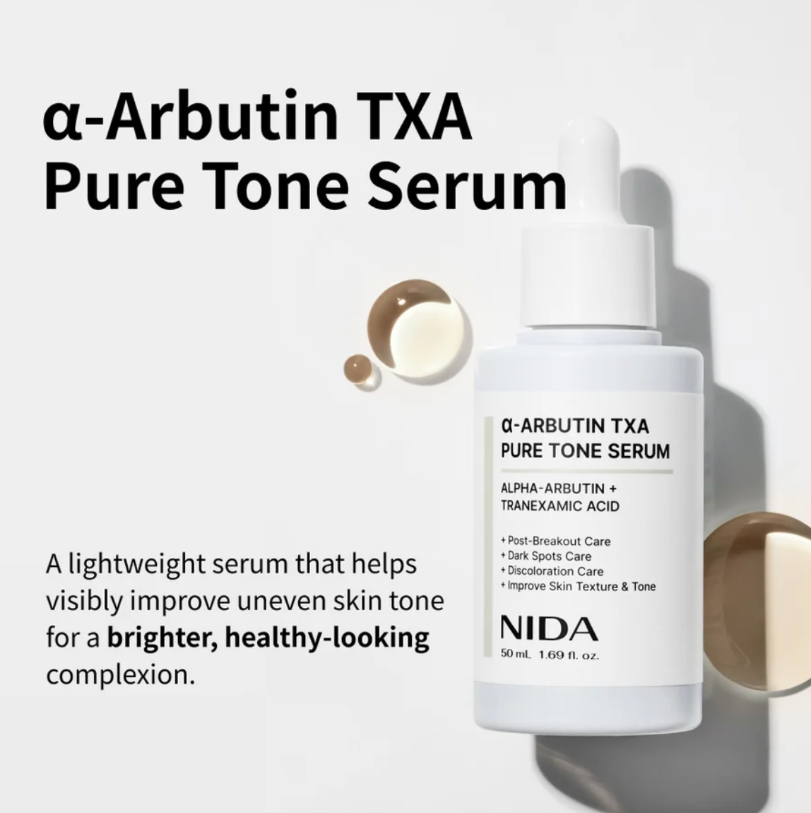 NIDA A-Arbutin TXA Pure Tone Serum