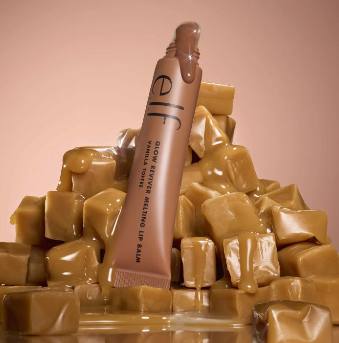 ELF Glow Reviver Melting Lip Balm  Vanilla Toffee - Light Beige