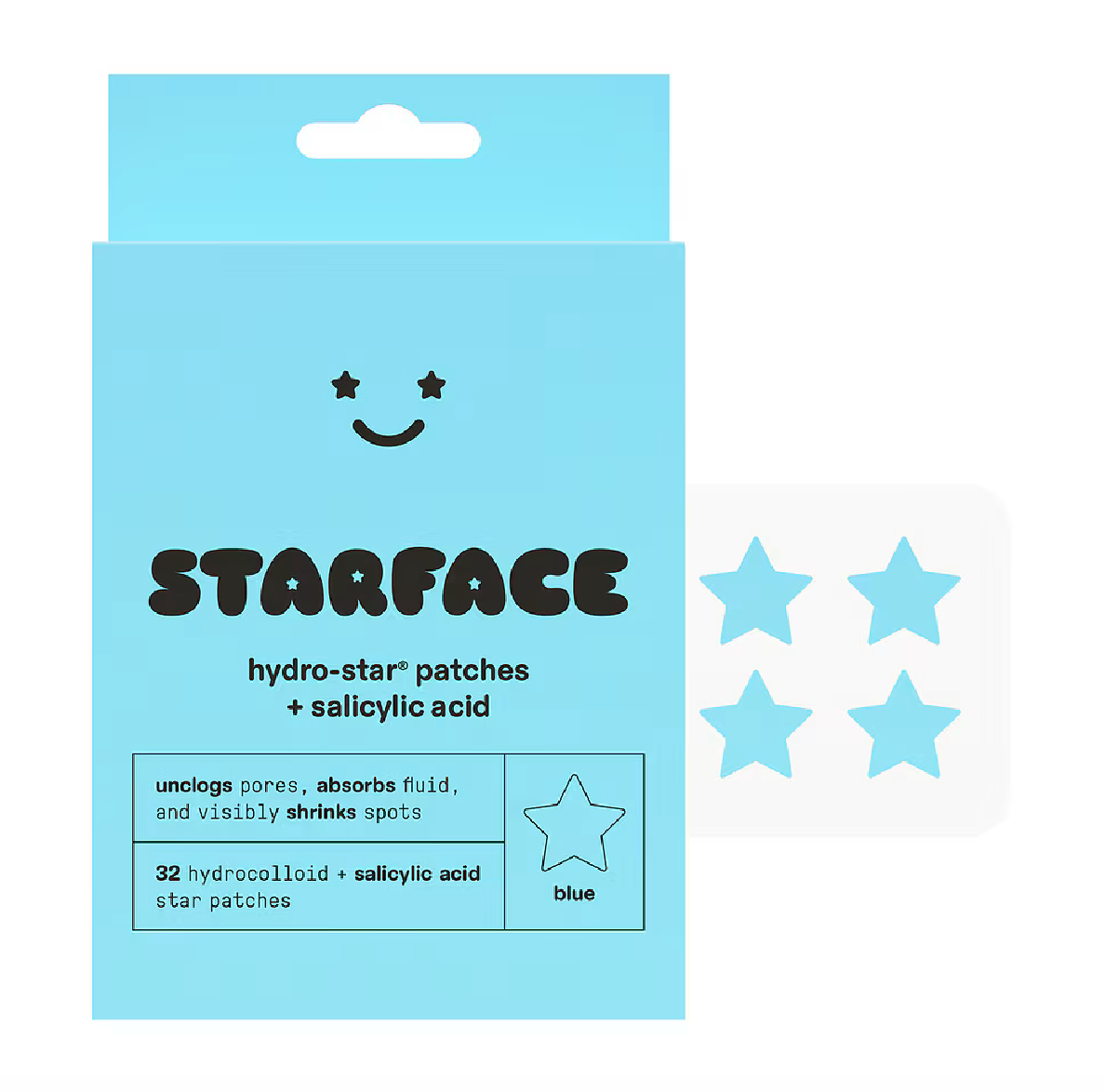 STARFACE Hydro-Star + Salicylic Acid Parches para Granitos