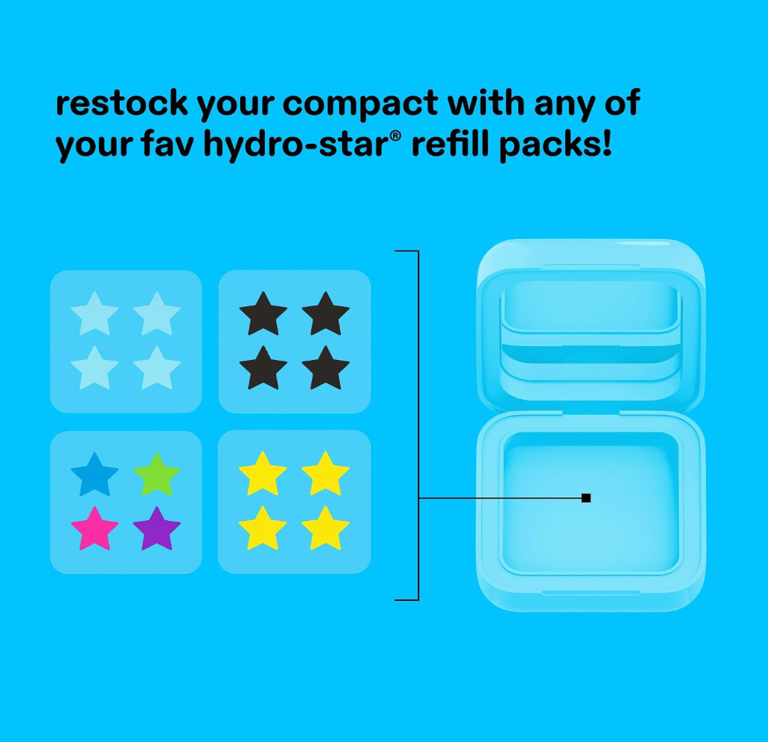 STARFACE Hydro-Star Parches Para Granitos Con Estuche Reutilizable Azul