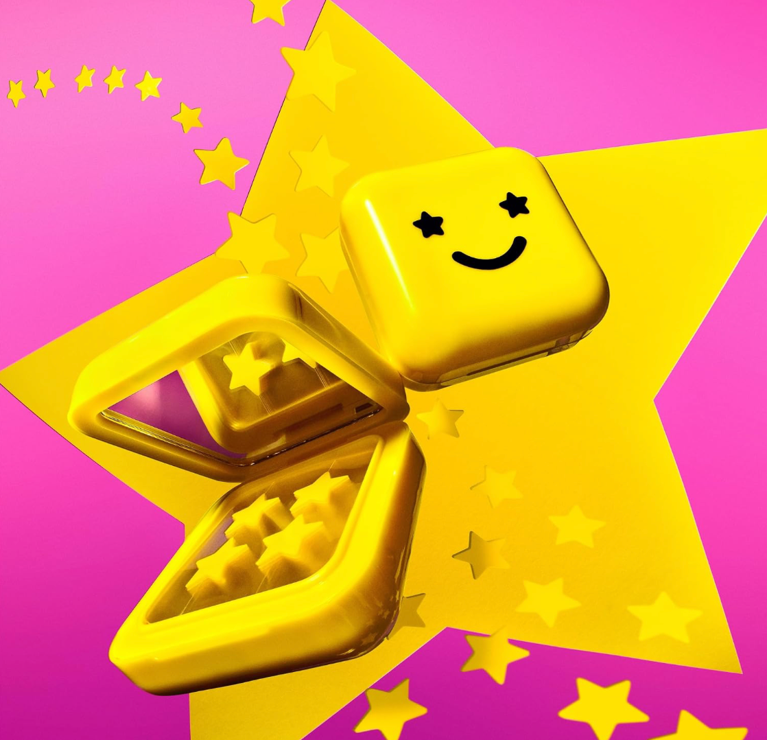 STARFACE Hydro-Star Parches Para Granitos Con Estuche Reutilizable Amarillo