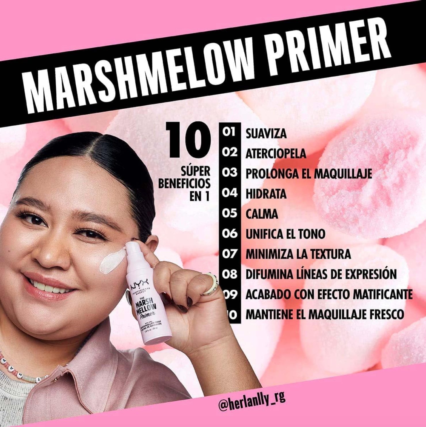 NYX Marshmellow Smoothing Primer 10 en 1