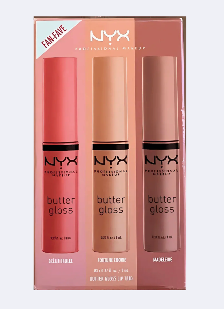 NYX Butter Gloss Lip Trio BLGSET02