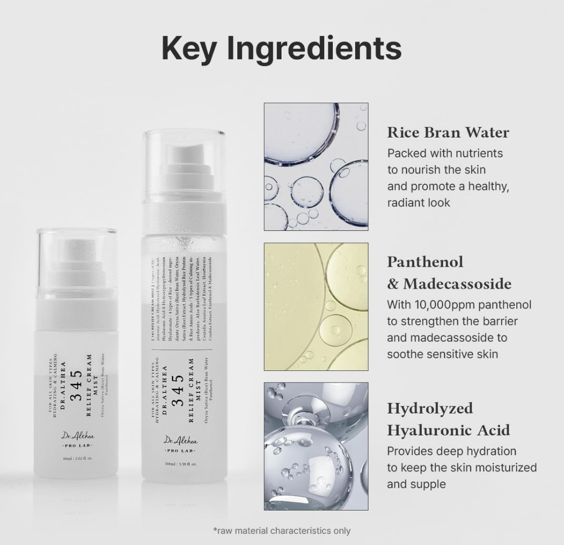 345 Relief Cream Mist Hidratante