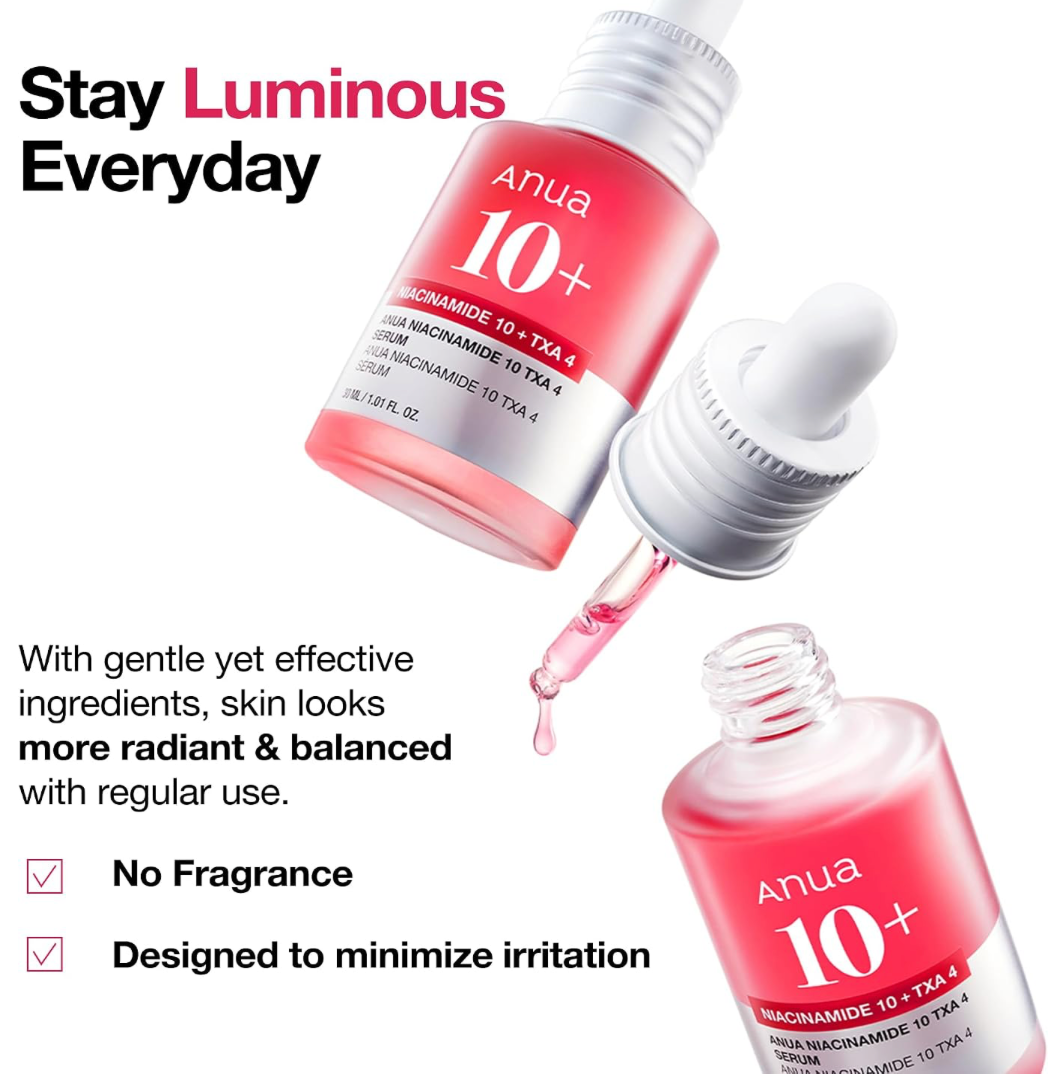 ANUA Niacinamide 10% + TXA 4% Serum