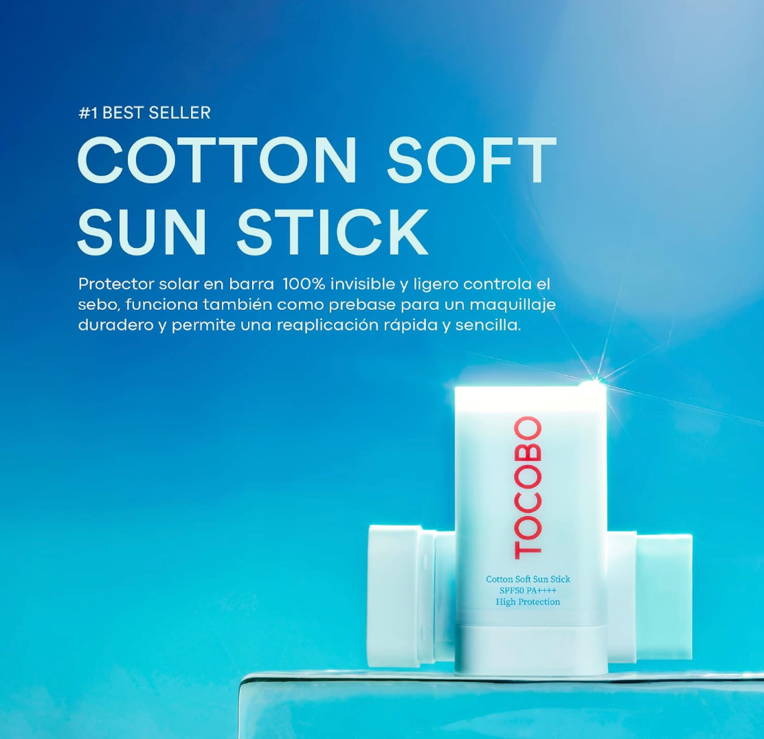 TOCOBO Cotton Soft Sun Stick Spf50 Pa++++ Protector En Barra