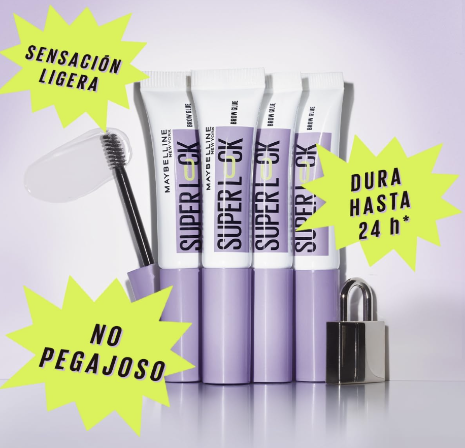 MAYBELLINE Gel para cejas transparente SuperLock, 7ml
