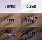 MAYBELLINE Gel para cejas tono 260 Deep Brown SuperLock, 7ml