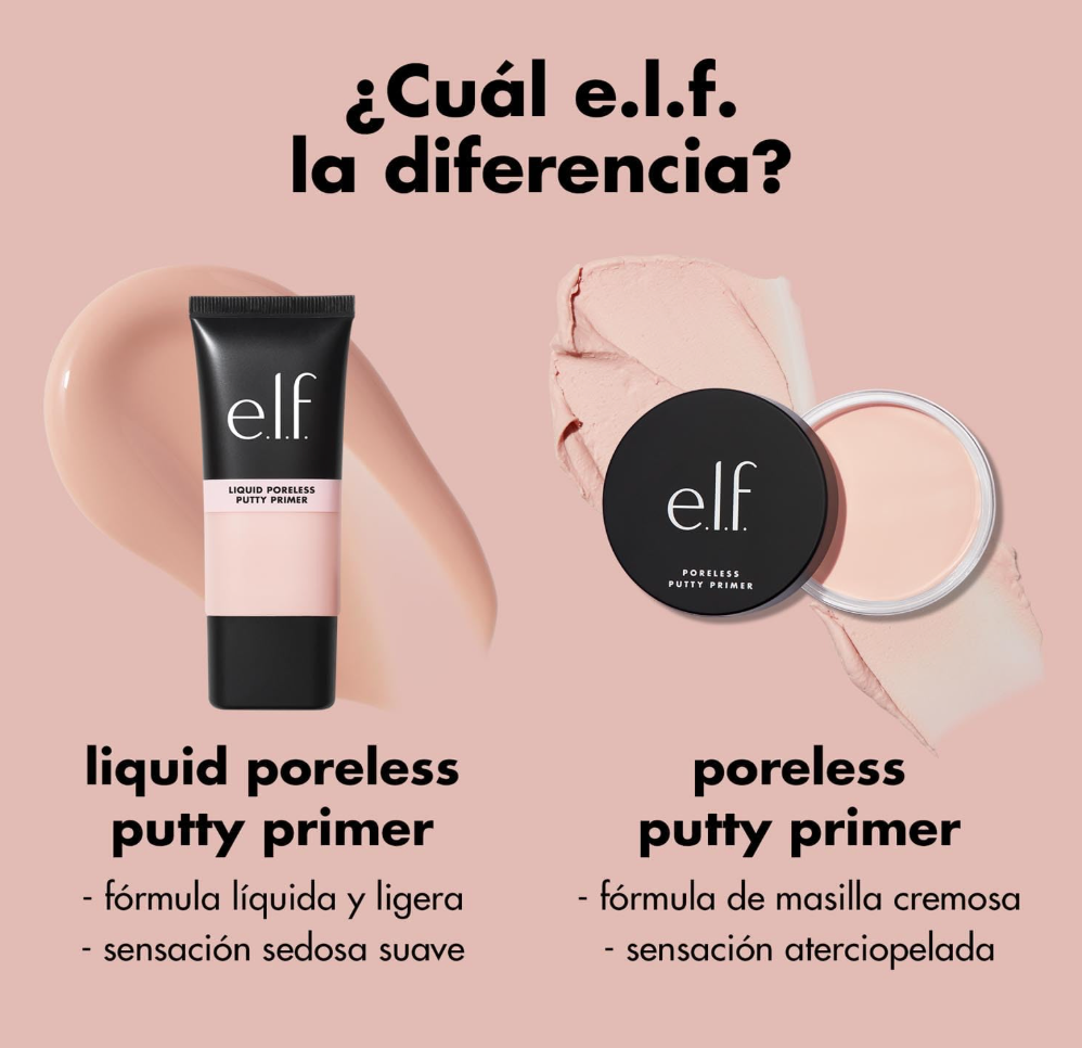 ELF Cosmetics Liquid Poreless Putty Primer Pre-base Universal Sheer