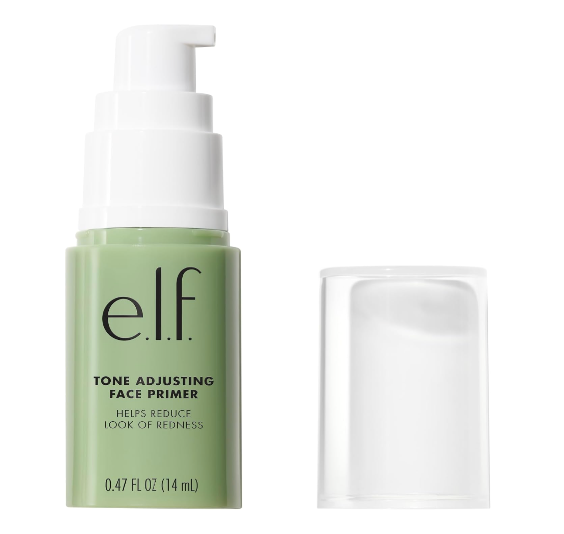 ELF Prebase facial Studio Mineral Infused, ajuste de tono verde 14ml