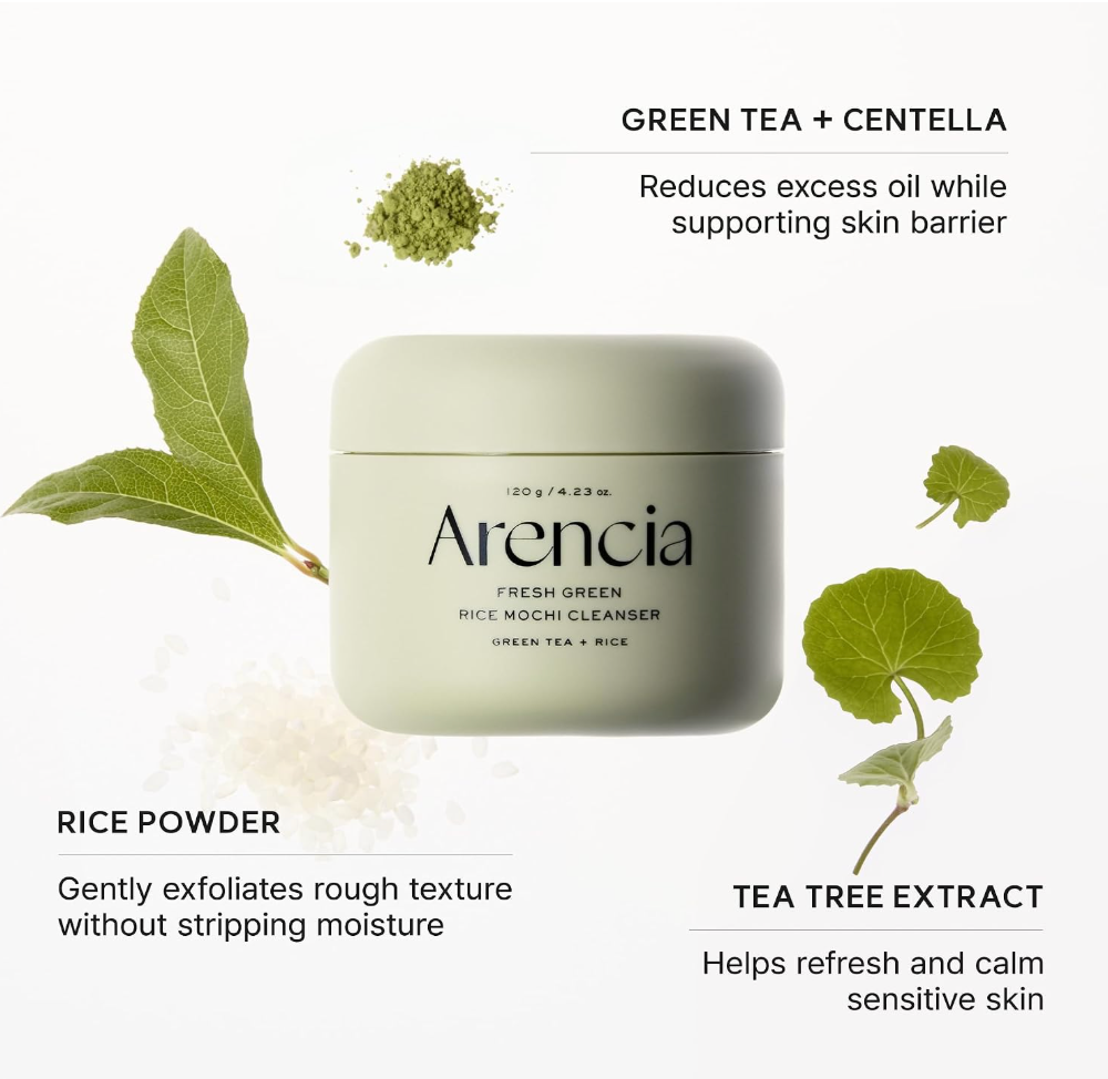 ARENCIA Fresh Green Rice Mochi Cleanser 120g