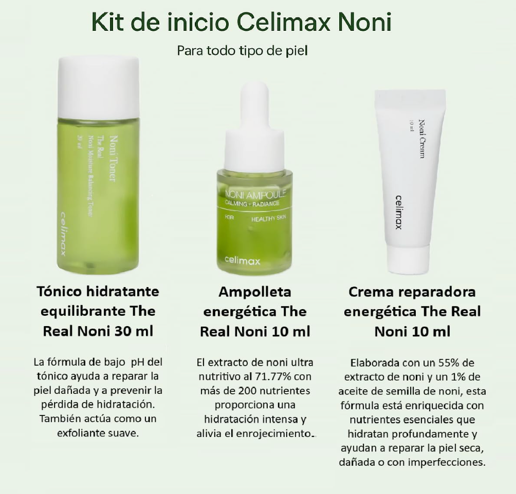 CELIMAX Noni Starter Kit + Radiance Travel Size