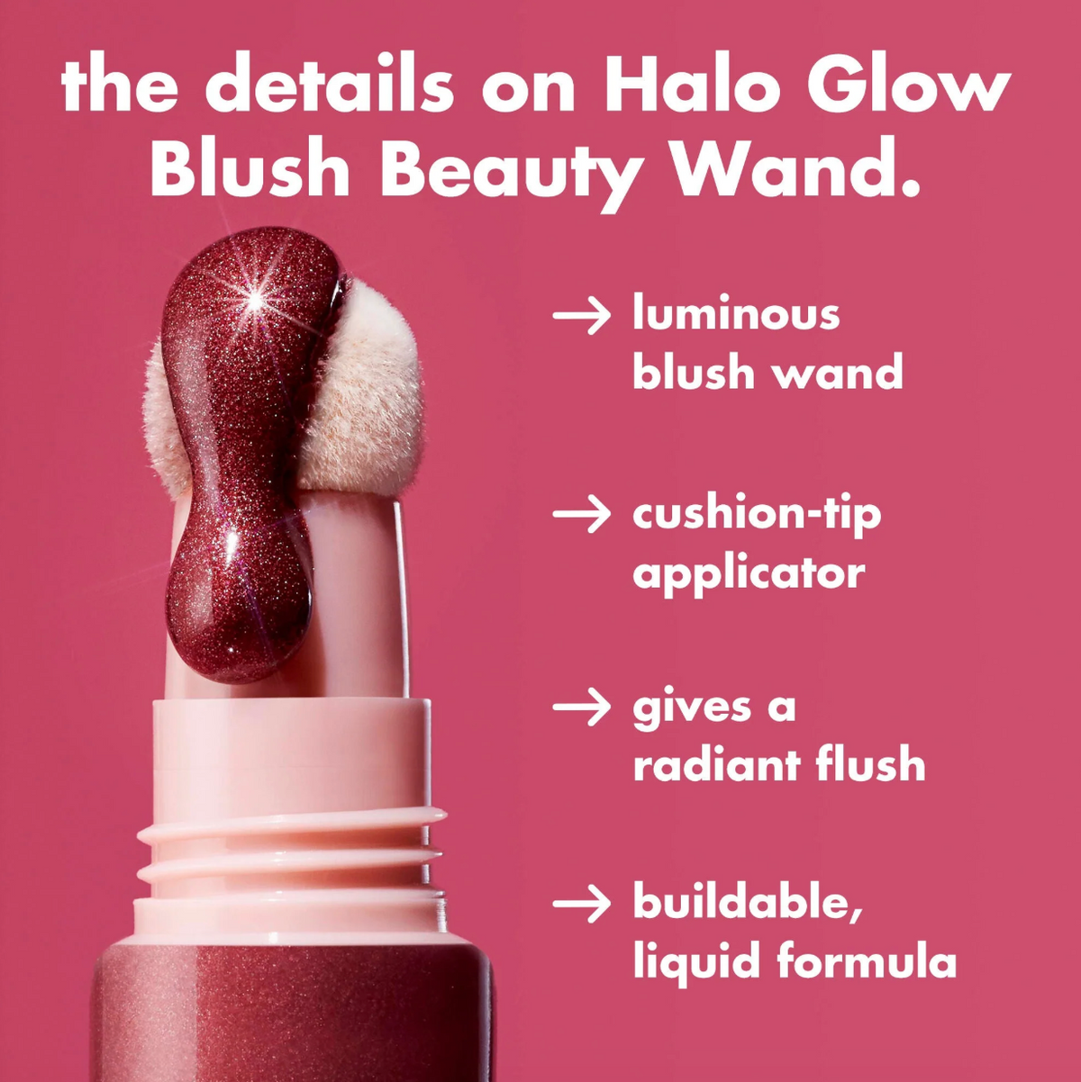 ELF Halo Glow Blush Beauty Wand rubor líquido 10mL