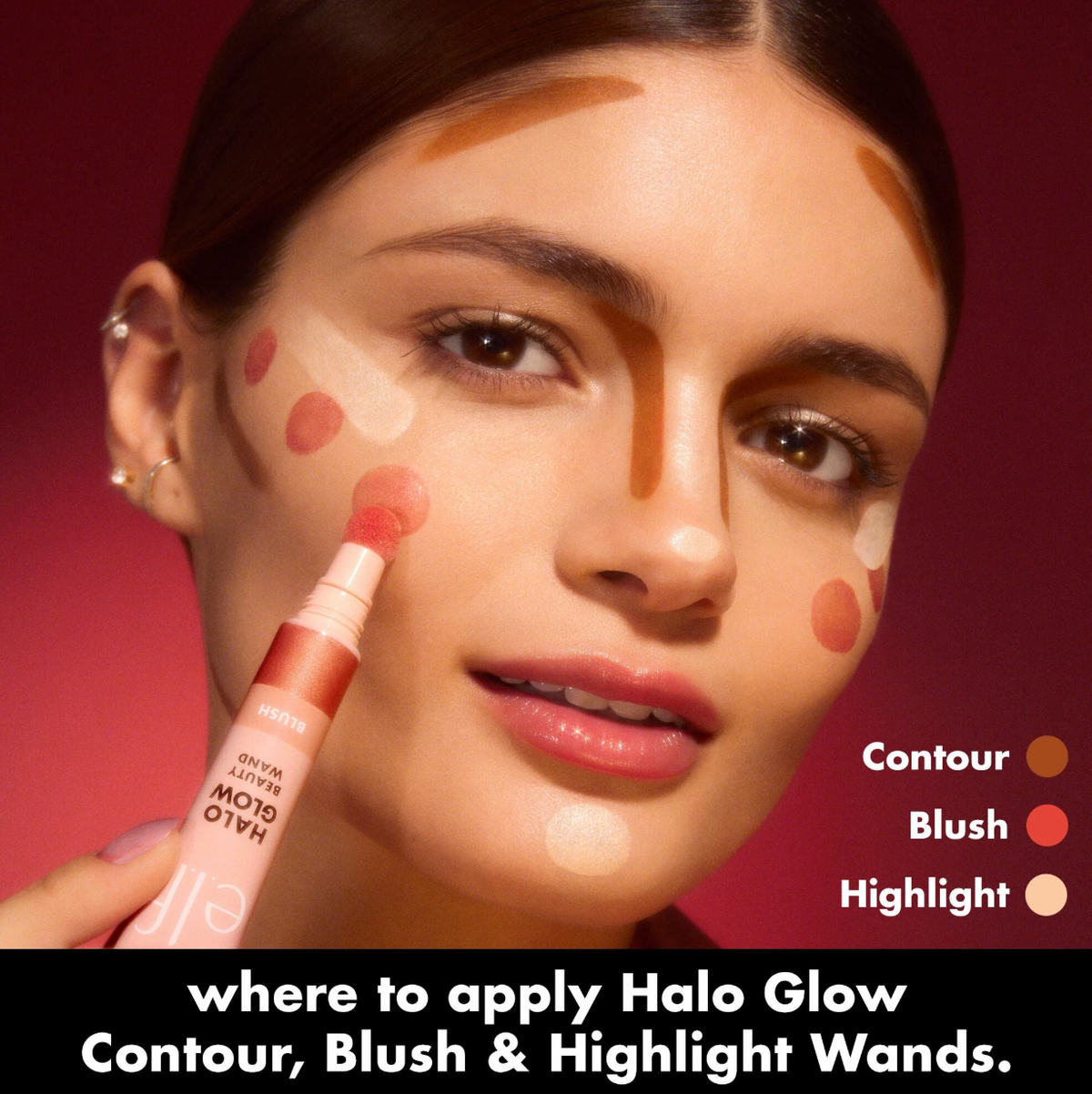 ELF Halo Glow Blush Beauty Wand rubor líquido 10mL