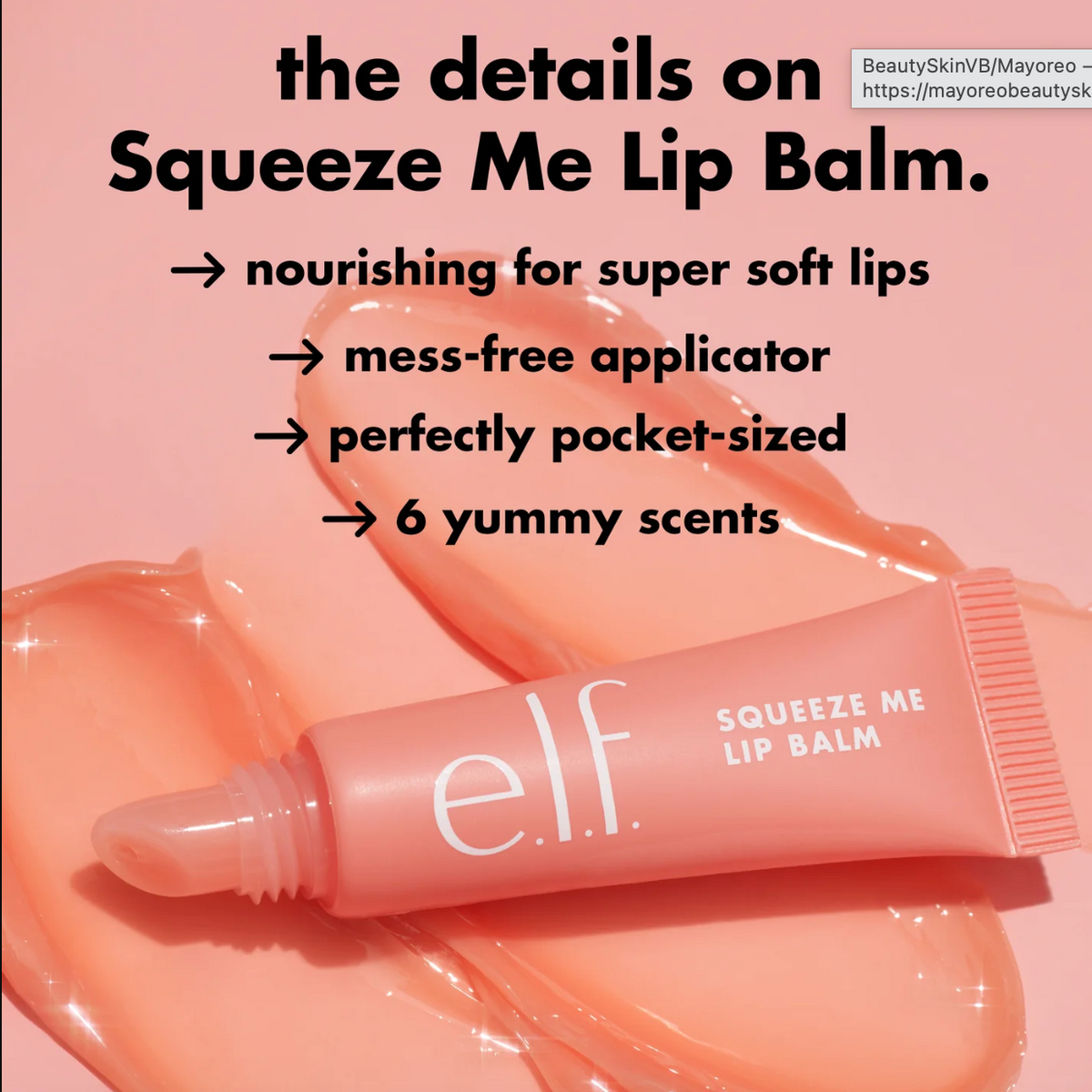 ELF Cosmetics Squeeze Me Bálsamo Labial Hidratante