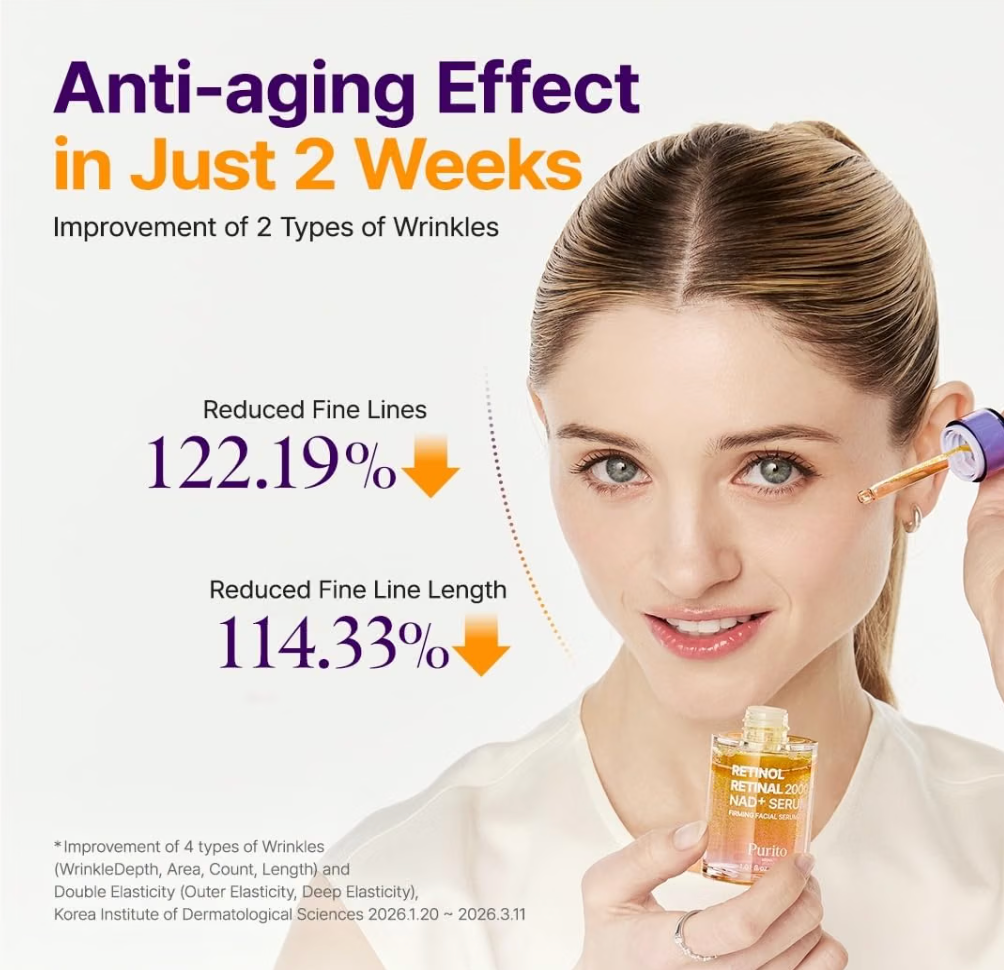 PURITO Retinol Retinal 2000 Nad+ Serum 30ml