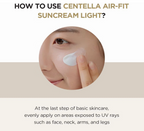 SKIN1004 Madagascar Centella Air-fit Suncream Light 50 ml