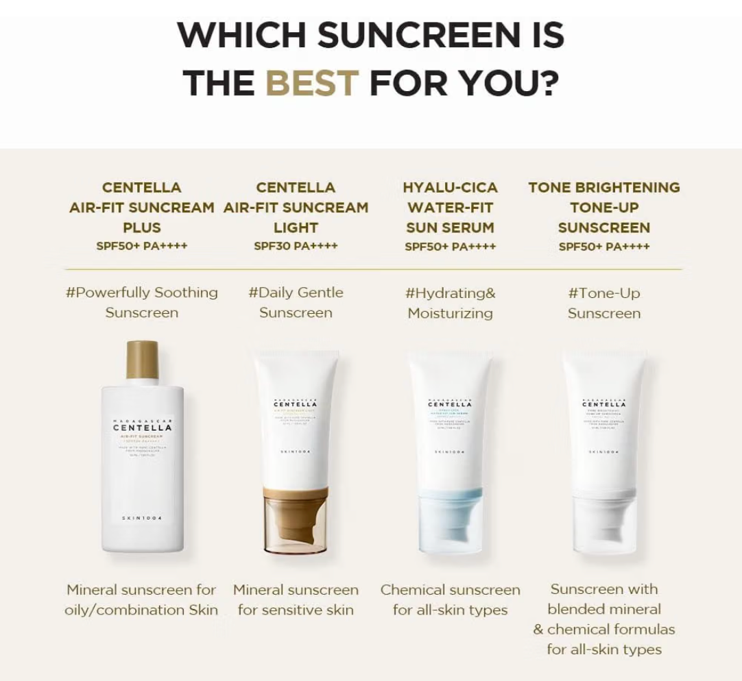 SKIN1004 Madagascar Centella Air-fit Suncream Light 50 ml