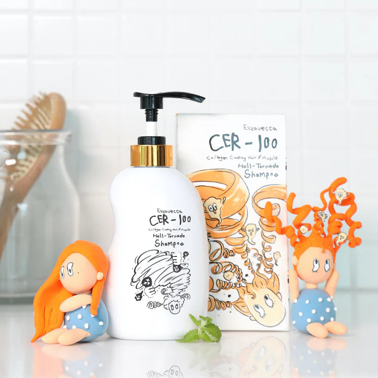 Cer-100 Collagen Coating Hair A+ Muscle Tornado Shampoo | Shampoo con colágeno y proteína