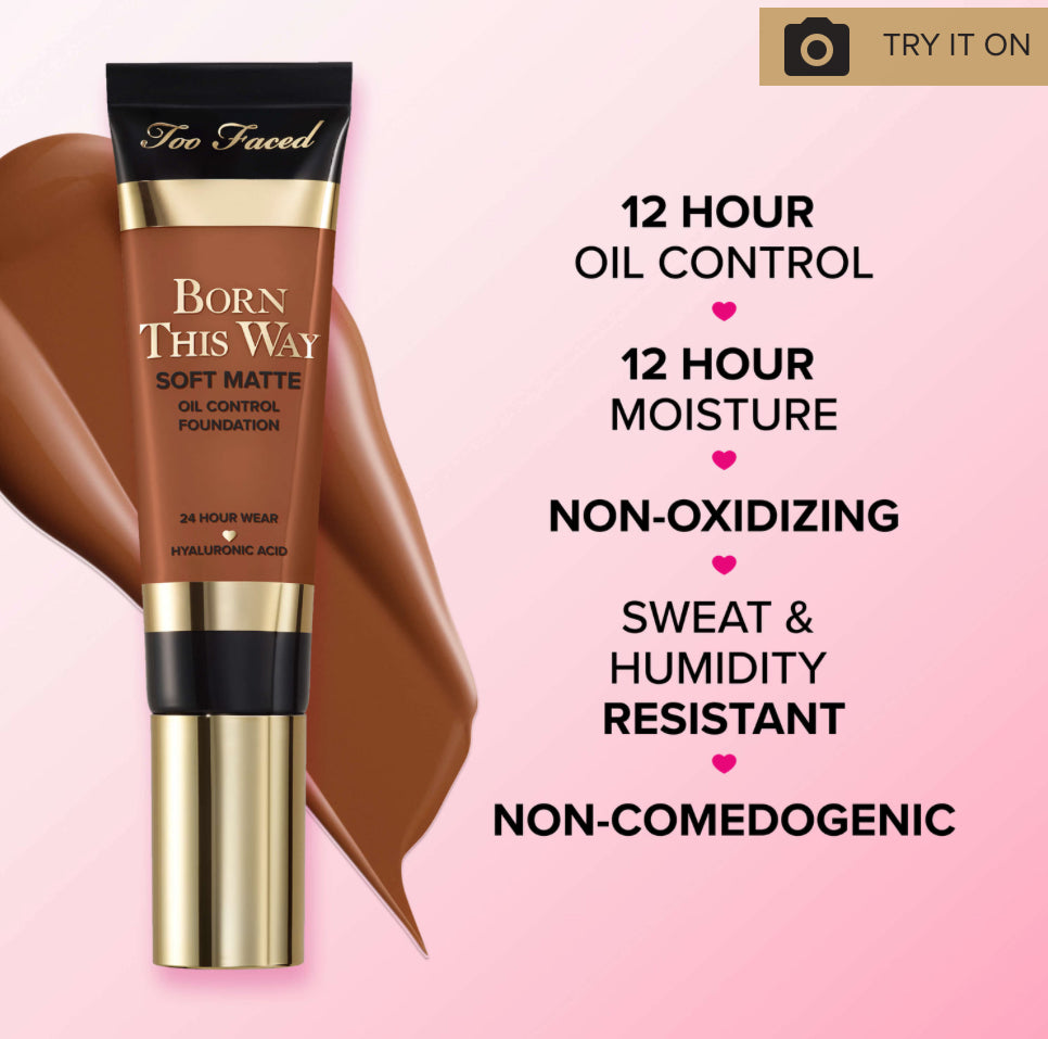 Too Faced Born This Way Soft Matte Foundation – Oil Control 24H