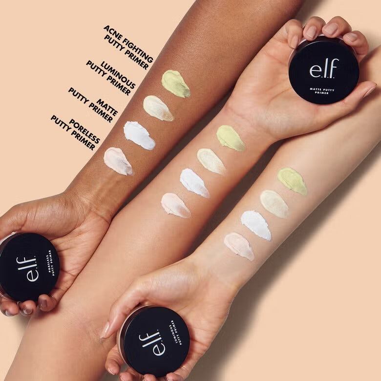 ELF Matte Putty Primer – Con Arcilla de Caolín y Carbón Blanco 21g