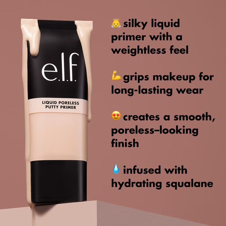 ELF Liquid Poreless Putty Primer - Prebase Líquida Suavizante