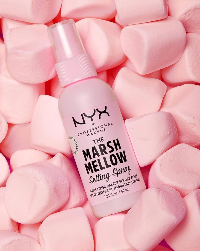 NYX Professional Makeup The Marshmellow Setting Spray – Spray Fijador de Maquillaje con Acabado Suave (60 ml)