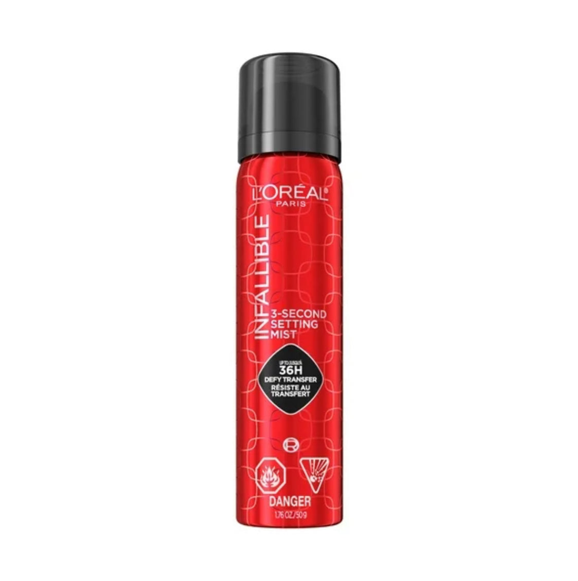 Spray fijador Loreal Paris Infallible 3 segundos, 50 ml
