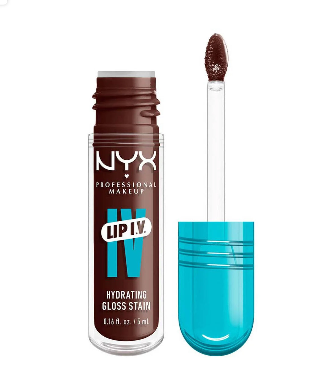 NYX Lip I.V. Hydrating Gloss Serum - Gloss Hidratante de Larga Duración