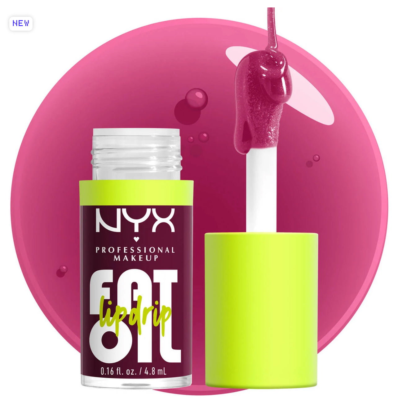NYX Fat Oil Lip Drip – Brillo Labial Hidratante con Aceite y Brillo Intenso