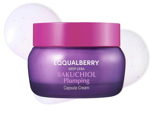 EQQUALBERRY Bakuchiol Plumping Capsule Cream 50ml crema anti-aging hidratante