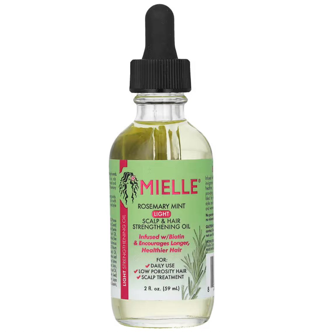 Mielle Rosemary Mint Light Scalp & Hair Strengthening Oil 59 ml