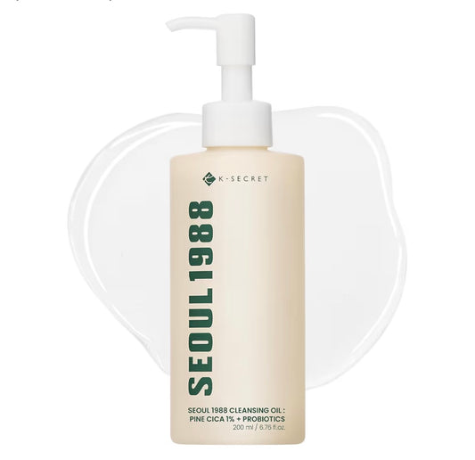 K-SECRET Seoul 1988 Cleansing Oil Pine Cica 1% + Probiotics 200ml