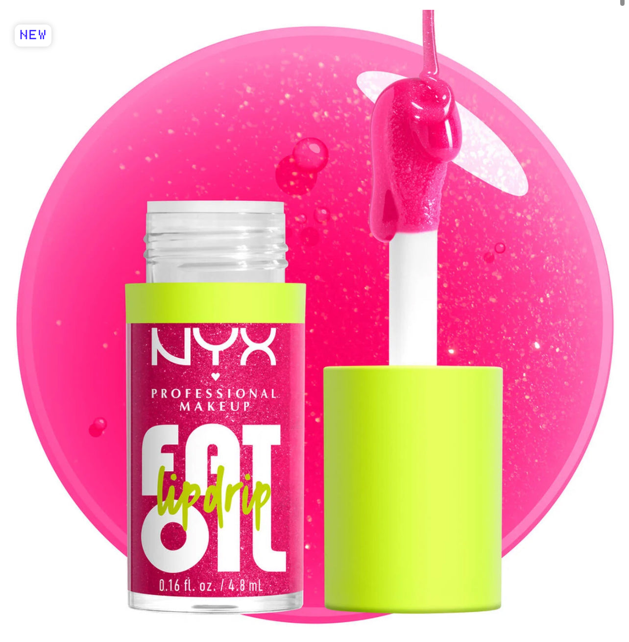 NYX Fat Oil Lip Drip – Brillo Labial Hidratante con Aceite y Brillo Intenso