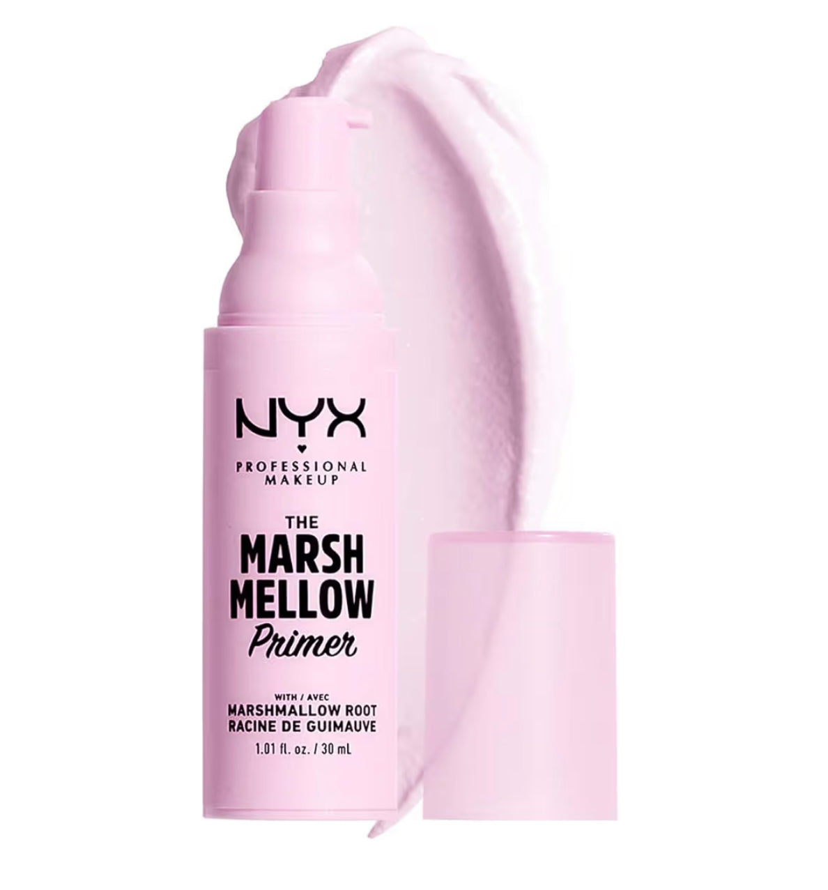NYX Professional Makeup The Marshmellow Primer – Prebase Suavizante con Raíz de Malvavisco (30 ml)