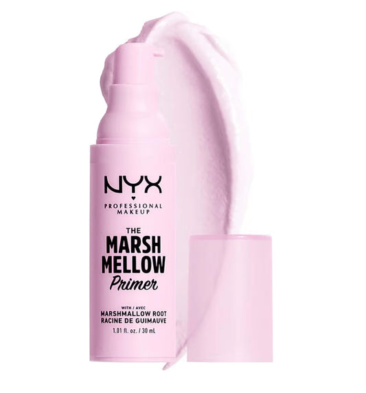 NYX Professional Makeup The Marshmellow Primer – Prebase Suavizante con Raíz de Malvavisco (30 ml)