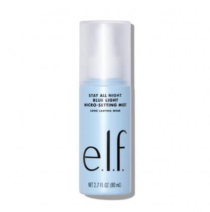 ELF Stay All Night Blue Light Setting Mist 80 mL – Fijador de Maquillaje Protección contra Luz Azul y Larga Duración