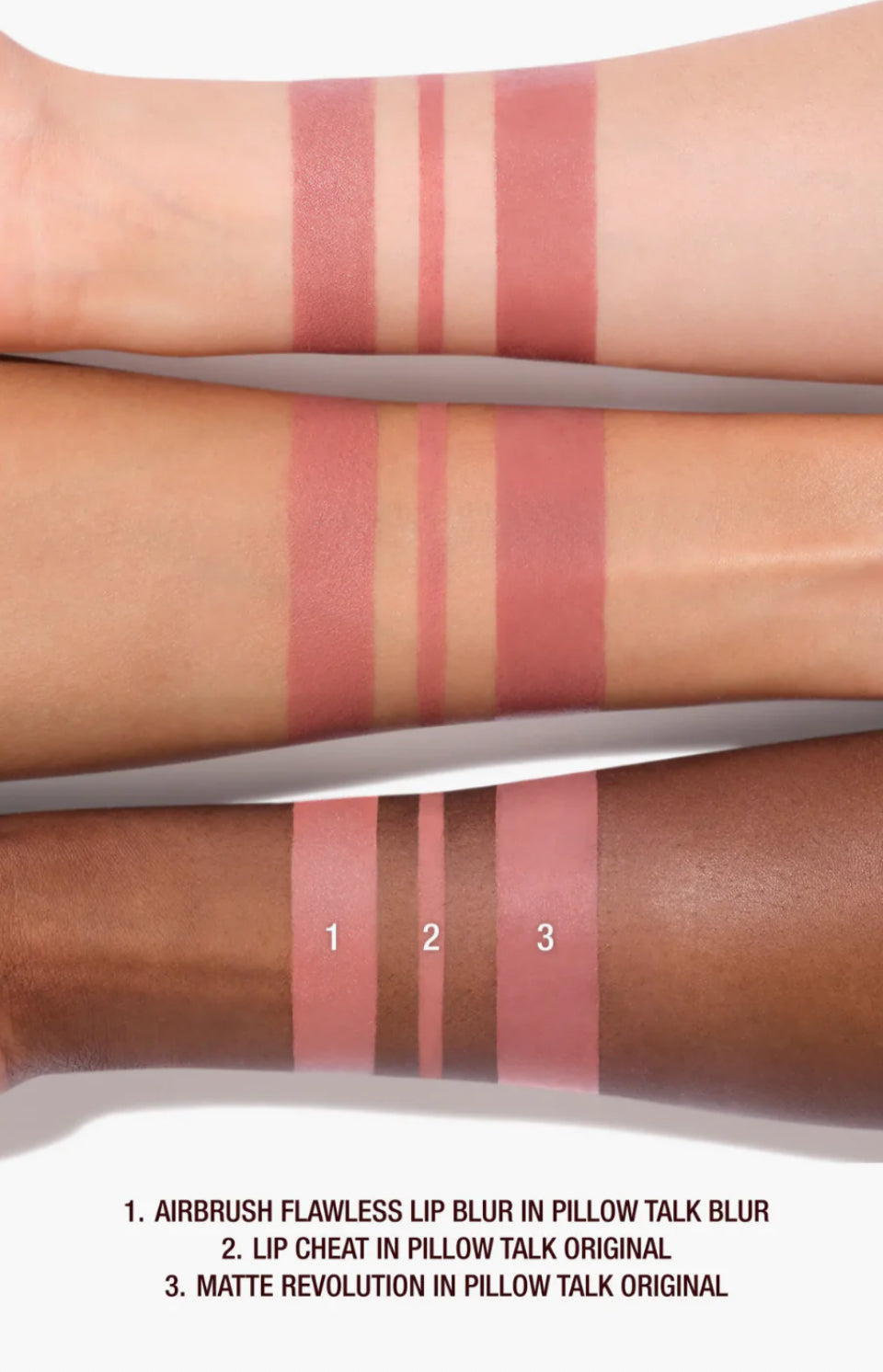 Charlotte Tilbury – Pillow Talk Lip Kit (3 Full Size)