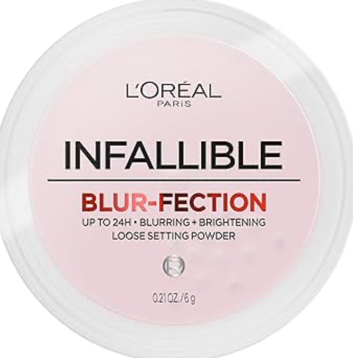 Loreal Paris Infallible Blur-fection – Polvo Suelto Fijador 24H con Efecto Blur