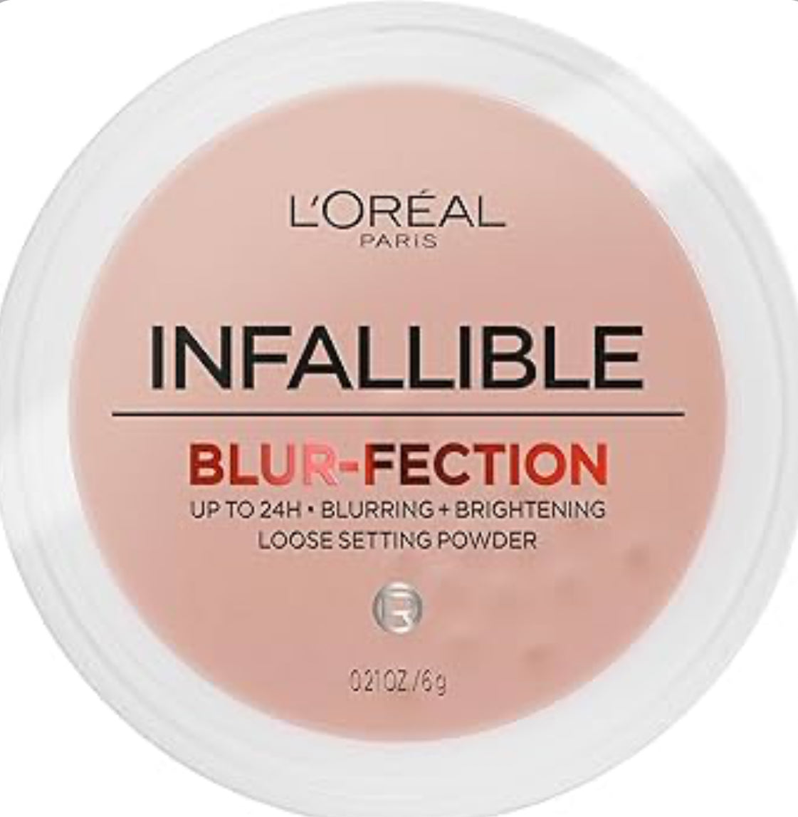Loreal Paris Infallible Blur-fection – Polvo Suelto Fijador 24H con Efecto Blur