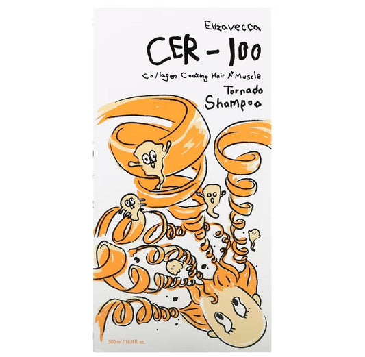 Cer-100 Collagen Coating Hair A+ Muscle Tornado Shampoo | Shampoo con colágeno y proteína