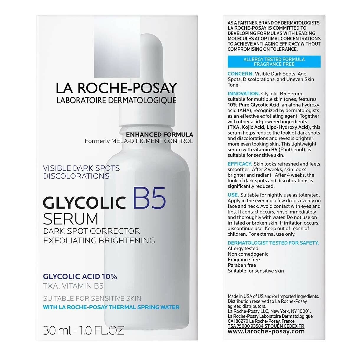 La Roche-Posay Glycolic B5 Serum – suero exfoliante con ácido glicólico y vitamina B5